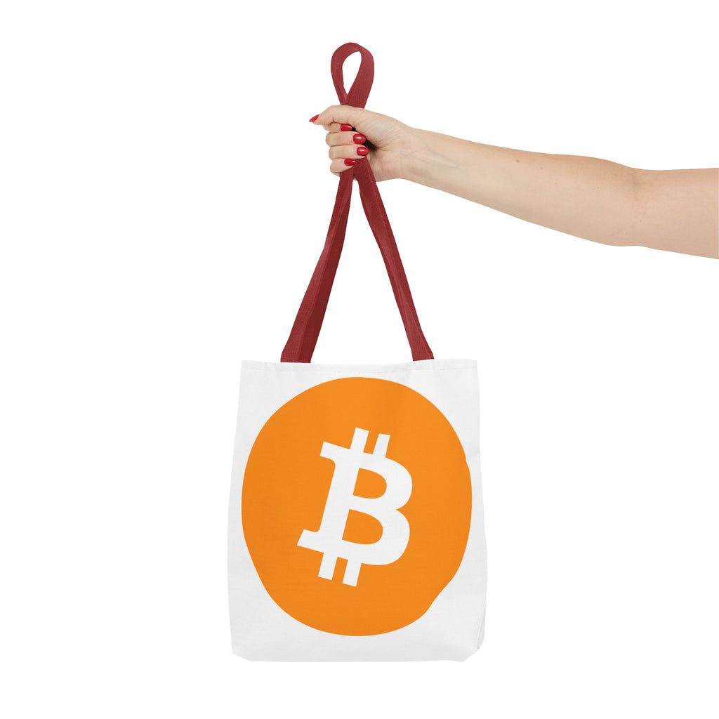 Bitcoin Logo Tote Bag – Crypto Coin Canvas Tote