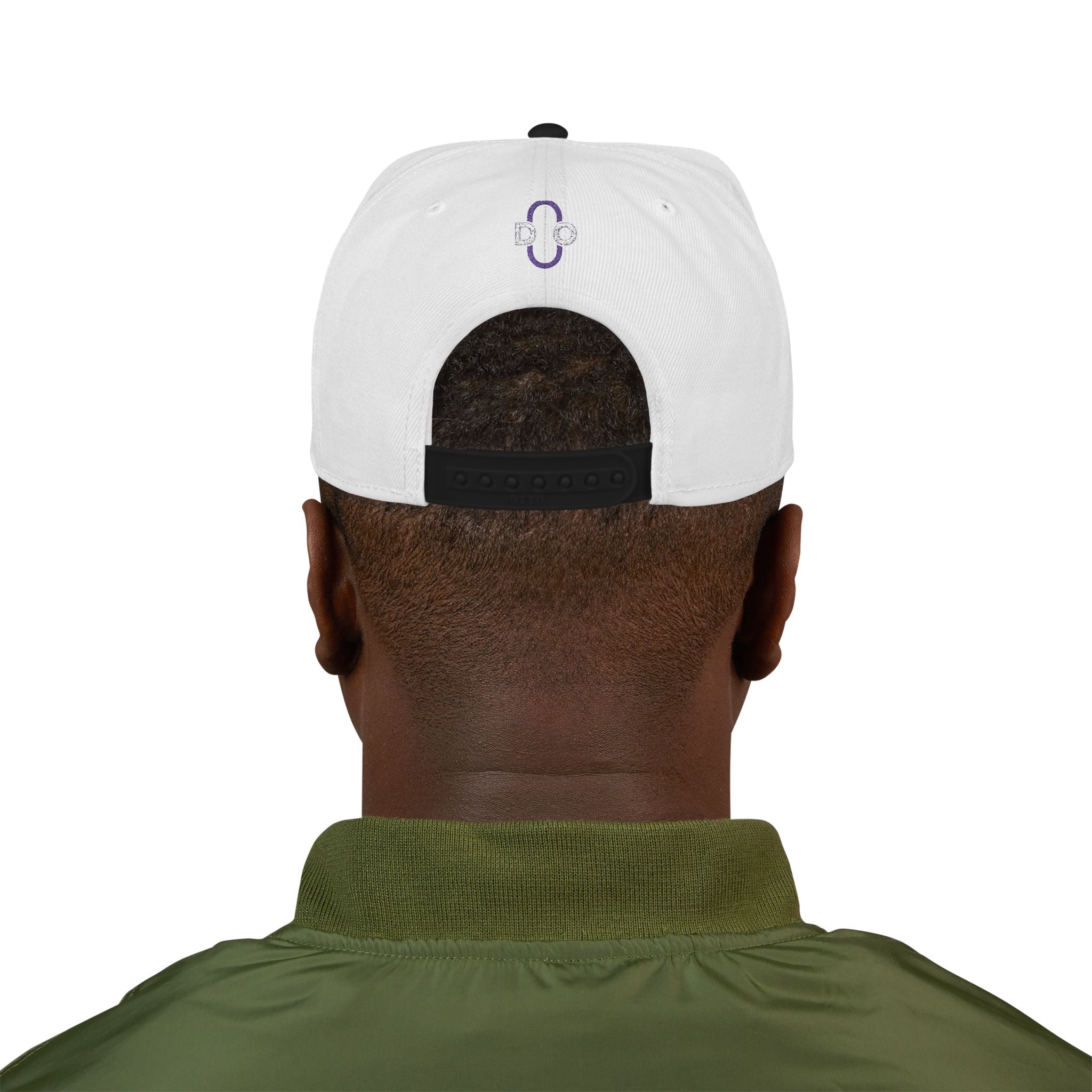 DO Chain Embroidered Snapback Hat