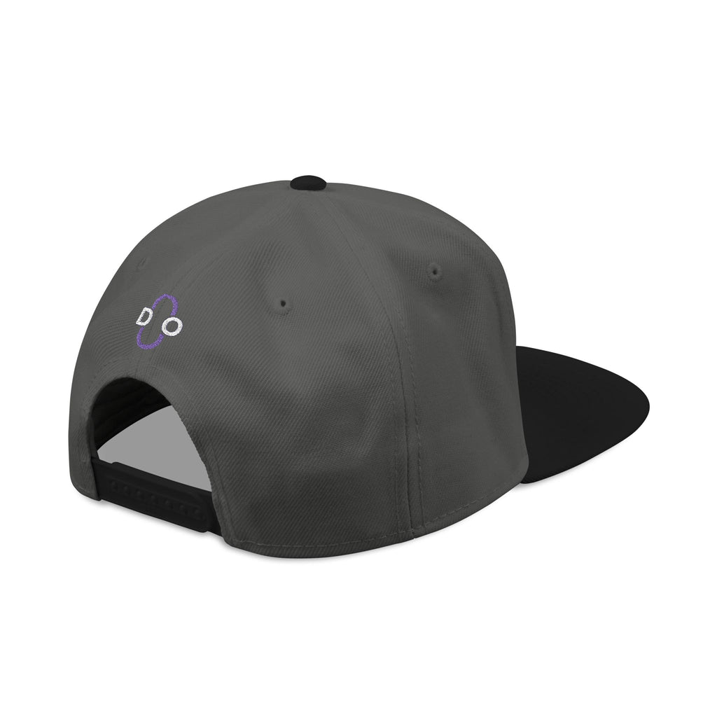 DO Chain Embroidered Snapback Hat