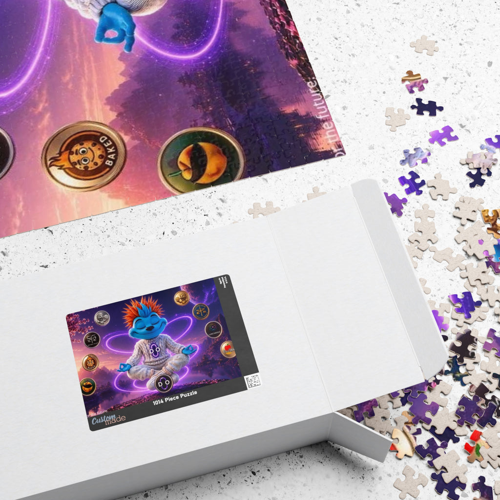 DO Meditating Monster Puzzle — Spacey Cosmic Jigsaw (110/252/520/1014 pcs)