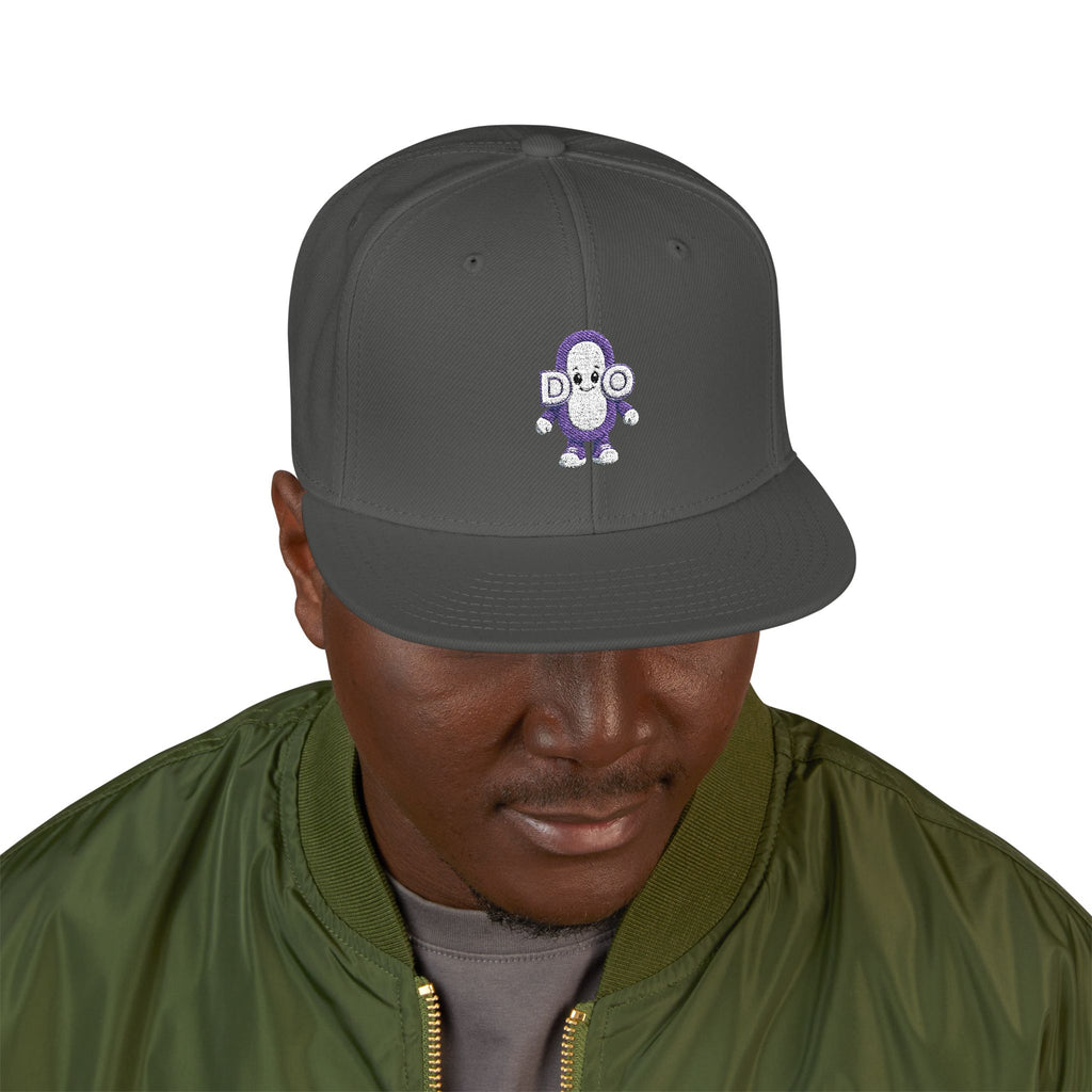 DO Chain Embroidered Snapback Hat