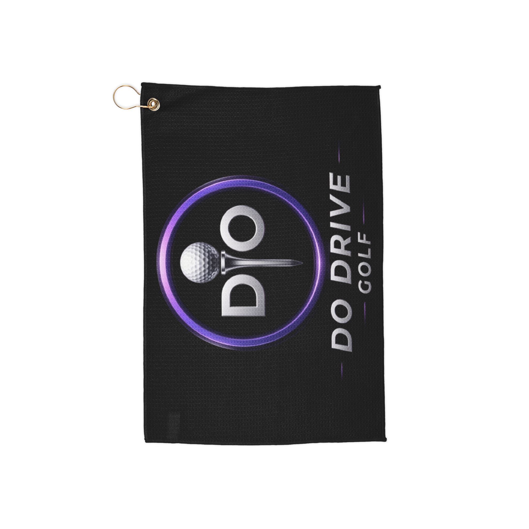 Do Drive Golf Logo Golf Towel — Microfiber Golfing Towel with Grommet Ring