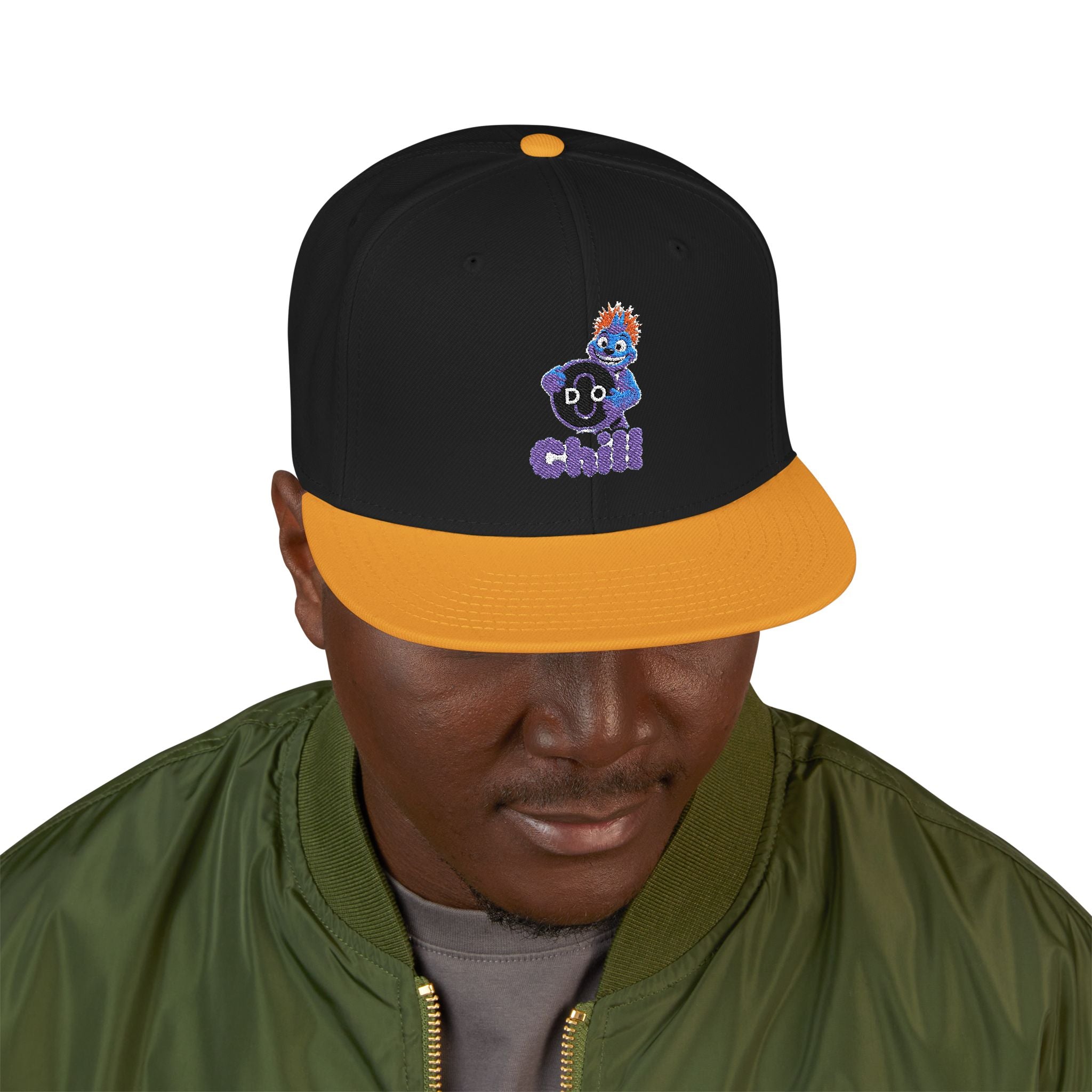 DO Chill Embroidered Snapback Hat