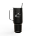 40oz Engraved Gym Tumbler with Lid & Straw — Personalized Fitness Water Bottle