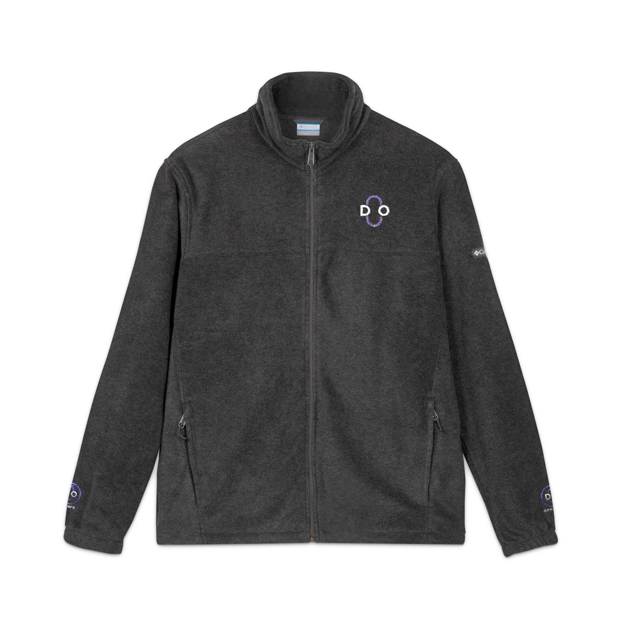 Do Chain Embroidered Fleece Jacket