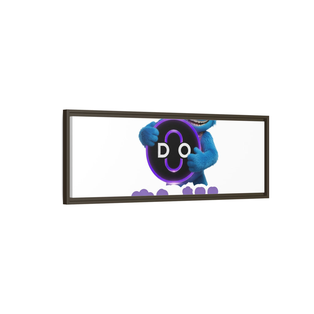 Do Chill Canvas Print — Framed Matte Wall Art (Colorful Cartoon Character)