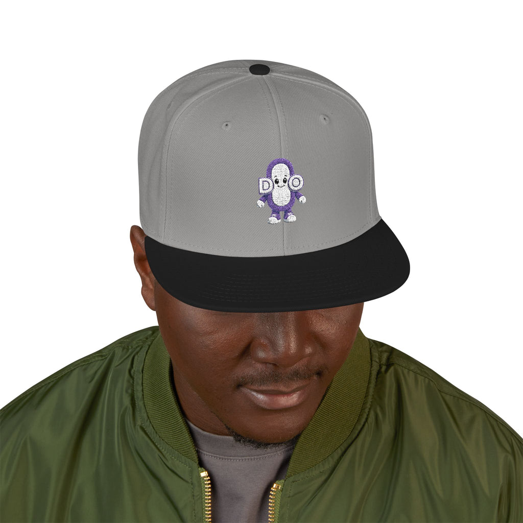 DO Chain Embroidered Snapback Hat
