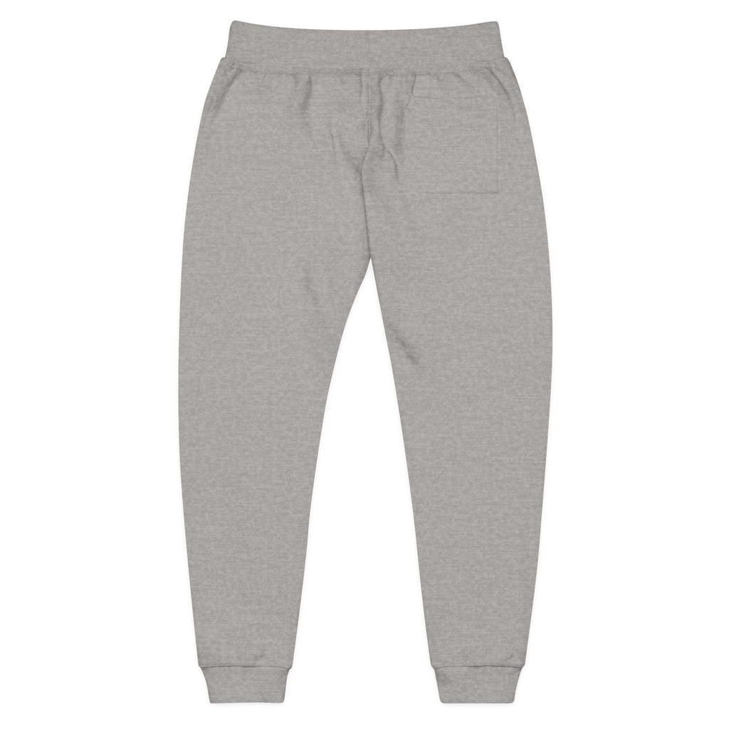 Embroidered DO Chill Monster 'Cozy Vibes' Fleece Sweatpants — Soft White Joggers