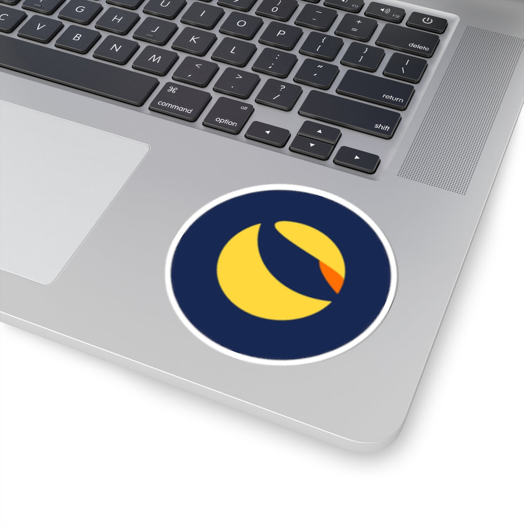 Kiss-Cut Sticker — Terra Luna Classic Logo Laptop Decal