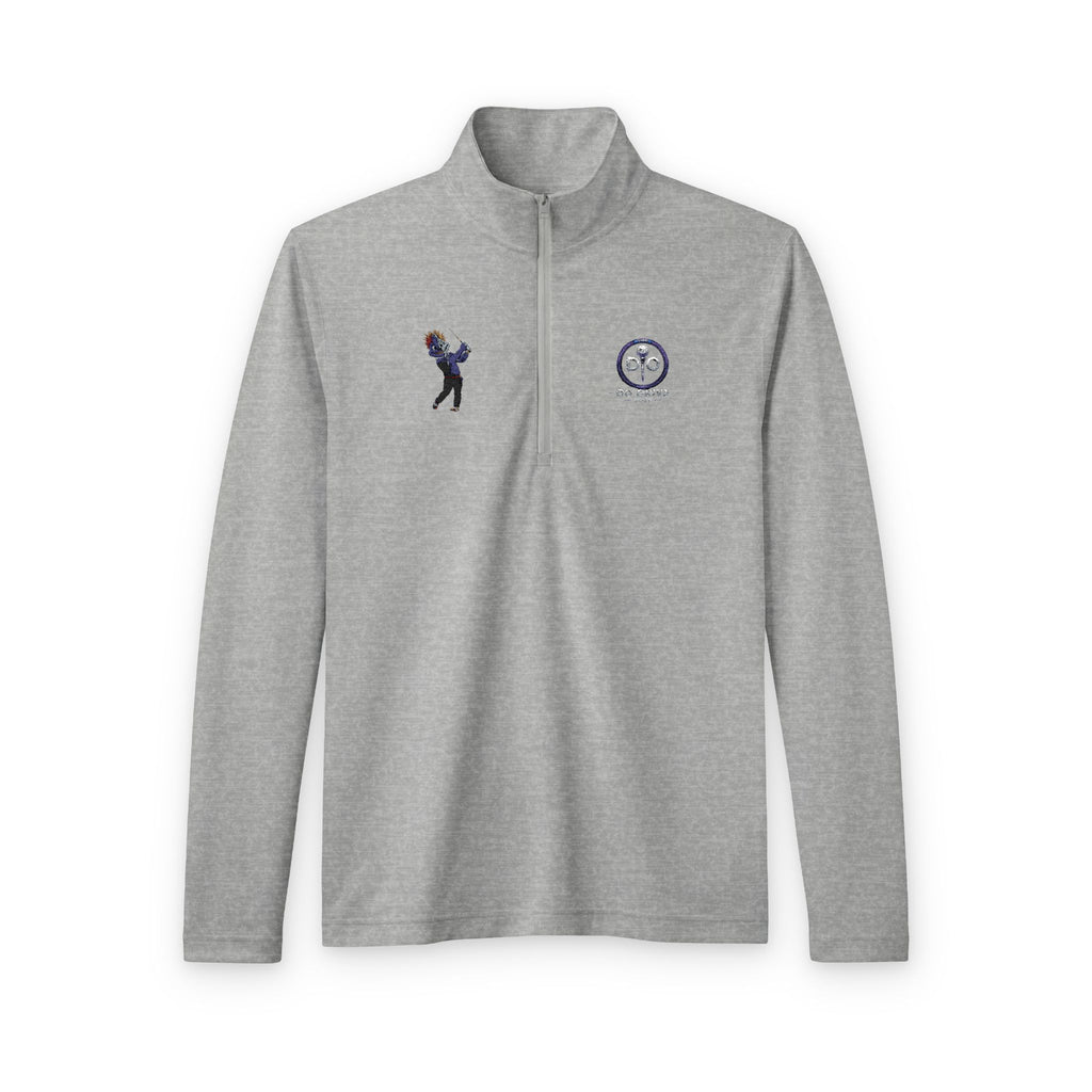 DO Drive Embroidered Quarter-Zip Pullover with mascot – Golf Emblem & Player Crest