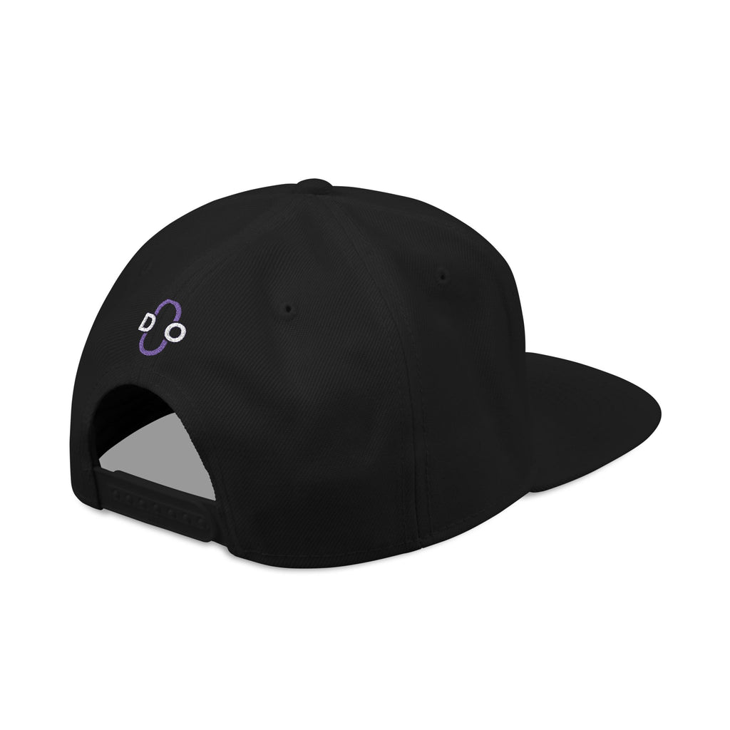 DO Chain Embroidered Snapback Hat