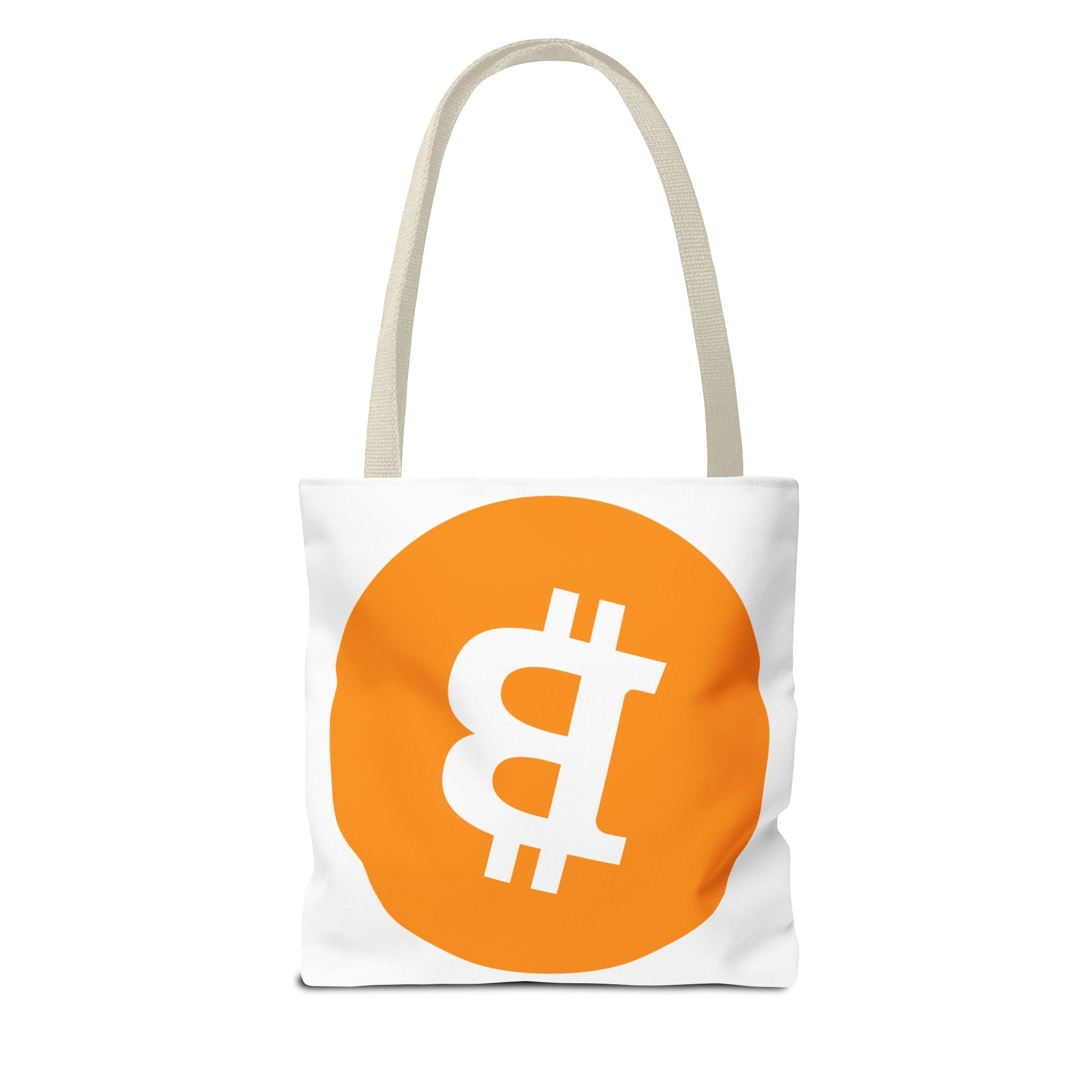 Bitcoin Logo Tote Bag – Crypto Coin Canvas Tote