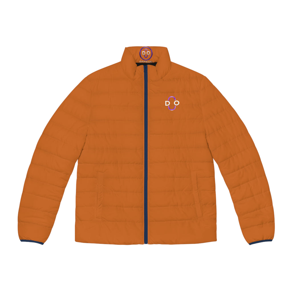 Do Chain Puffer Jacket — Orange