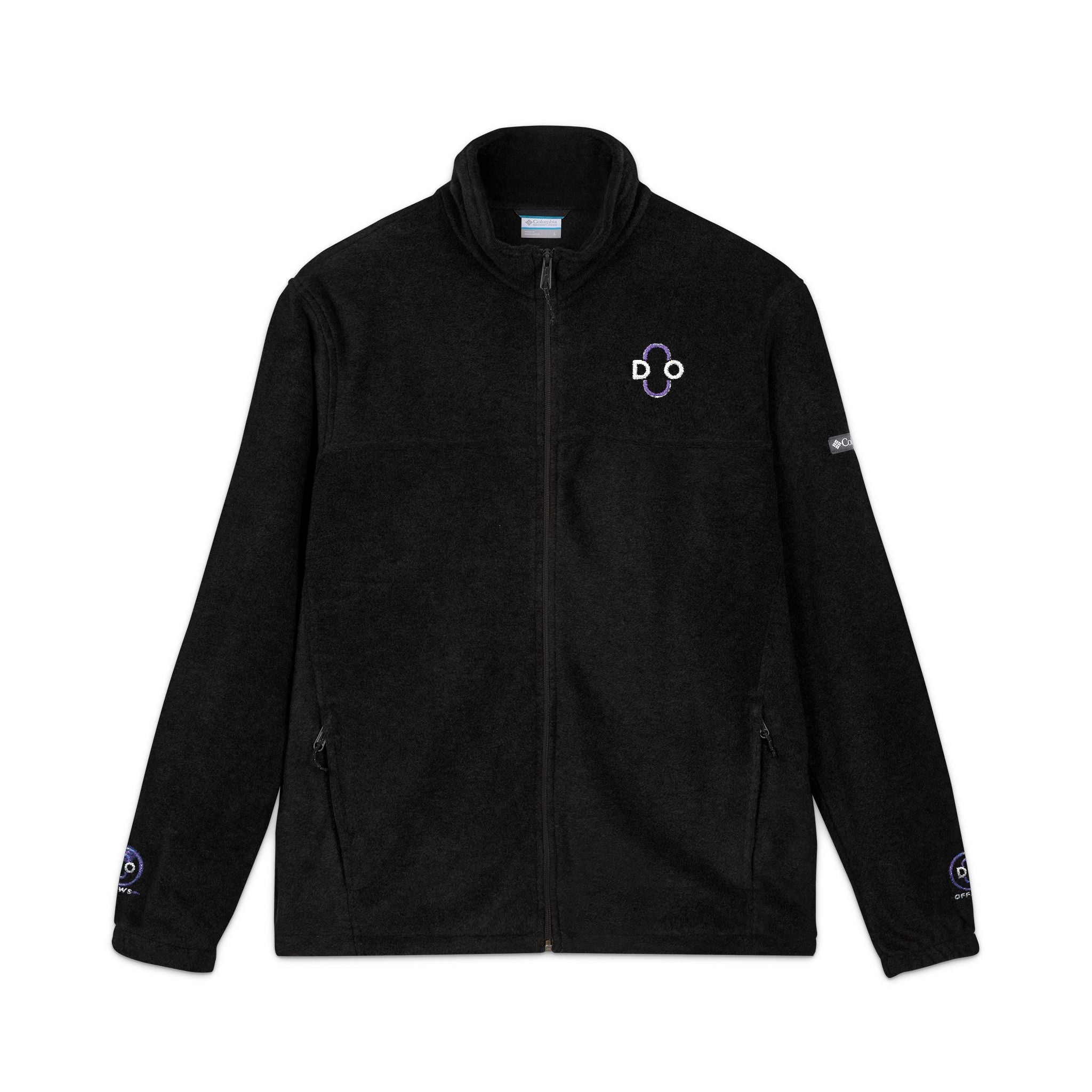 Do Chain Embroidered Fleece Jacket